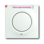 B&J2CKA001753A0184 / Zentralscheibe mit Betätigungsknopf und Glimmlampe / EAN 4011395128039