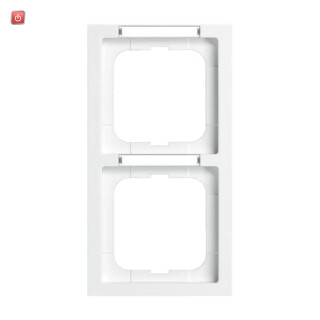 B&J2CKA001754A4365 / future® linear-Abdeckrahmen 2-fach Rahmen / EAN 4011395124314
