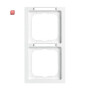 B&J2CKA001754A4365 / future® linear-Abdeckrahmen 2-fach Rahmen / EAN 4011395124314