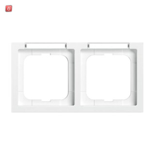 B&J2CKA001754A4368 / future® linear-Abdeckrahmen 2-fach Rahmen / EAN 4011395124345