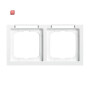 B&J2CKA001754A4368 / future® linear-Abdeckrahmen 2-fach Rahmen / EAN 4011395124345