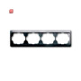 B&J2CKA001754A4378 / Abdeckrahmen 4-fach Rahmen / EAN 4011395125670
