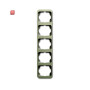 B&J2CKA001754A4408 / Abdeckrahmen 5-fach Rahmen / EAN 4011395126042