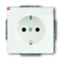 B&J2CKA002011A3881 / SCHUKO® Steckdosen-Einsatz mit Beschriftungsfeld / EAN 4011395128893