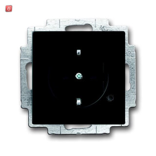 B&J2CKA002013A5330 / SCHUKO® Steckdosen-Einsatz mit LED Kontrolllicht / EAN 4011395130018