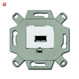 B&J2CKA000230A0416 / USB-Anschlussdose mit Schraubklemmen und Zugentlastung / EAN 4011395167519