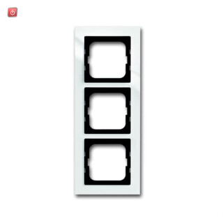 B&J2CKA001753A4123 / Abdeckrahmen Busch-axcent® flat 3-fach Rahmen / EAN 4011395170724