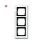 B&J2CKA001753A4123 / Abdeckrahmen Busch-axcent® flat 3-fach Rahmen / EAN 4011395170724