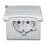 B&J2CKA002064A0300 / SCHUKO® Steckdosen-Einsatz mit Klappdeckel und Beschriftungsfeld / EAN 4011395172315