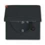 B&J2CKA002064A0295 / SCHUKO® Steckdosen-Einsatz mit Klappdeckel / EAN 4011395172261