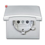 B&J2CKA002064A0293 / SCHUKO® Steckdosen-Einsatz mit Klappdeckel / EAN 4011395172247