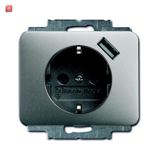 B&J2CKA002011A6173 / SCHUKO® USB-Steckdose mit erh. Berührungsschutz / EAN 4011395164518