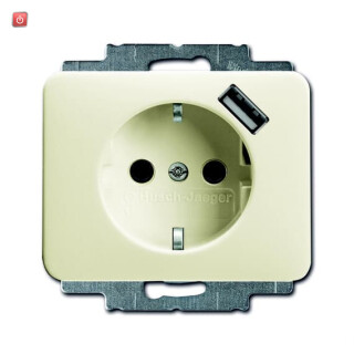 B&J2CKA002011A6169 / SCHUKO® USB-Steckdose mit erh. Berührungsschutz / EAN 4011395164464