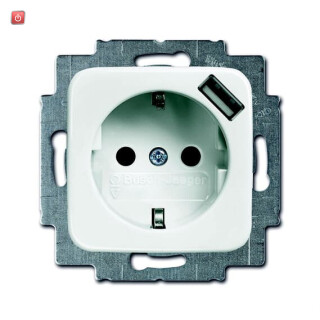 B&J2CKA002011A6157 / SCHUKO® USB-Steckdose mit erh. Berührungsschutz / EAN 4011395164327