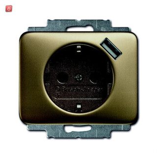 B&J2CKA002011A6168 / SCHUKO® USB-Steckdose mit erh. Berührungsschutz / EAN 4011395164457