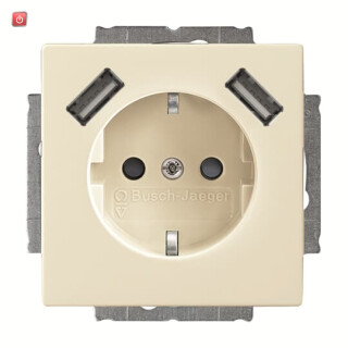 B&J2CKA002011A6269 / 20 EUCB2USB-82 SCHUKO® 2x USB-Steckdose / EAN 4011395303719