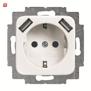 B&J2CKA002011A6264 / 20 EUCB2USB-214 SCHUKO® 2x USB-Steckdose / EAN 4011395303665