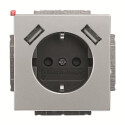 B&J2CKA002011A6283 / 20 EUCB2USB-866 SCHUKO® 2x...