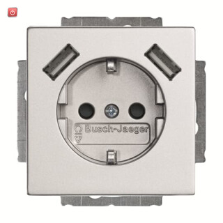 B&J2CKA002011A6271 / 20 EUCB2USB-83 SCHUKO® 2x USB-Steckdose / EAN 4011395303528