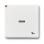 B&J2CKA001751A3163 / Wippe mit Aufdruck mit kleiner transparenter Kalotte / EAN 4011395227879