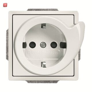 B&J2CKA002013A5420 / Busch-Servicesteckdose® mit erh. Berührungsschutz / EAN 4011395228838
