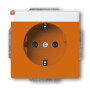 B&J2CKA002013A5425 / SCHUKO® Steckdosen-Einsatz mit Beschriftungsfeld / EAN 4011395228890