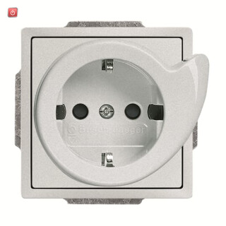 B&J2CKA002013A5417 / Busch-Servicesteckdose® mit erh. Berührungsschutz / EAN 4011395228791