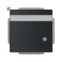 B&J2CKA002018A1553 / SCHUKO® Steckdosen-Einsatz mit Klappdeckel, Beschriftungsfeld und LED / EAN 4011395229552