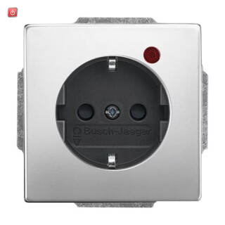 B&J2CKA002011A3853 / Busch-Protector® SCHUKO® Steckdosen-Einsatz mit Überspannungsschutz / EAN 4011395088531
