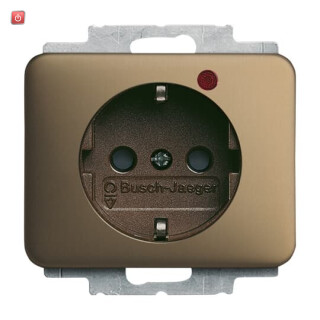 B&J2CKA002011A3820 / Busch-Protector® SCHUKO® Steckdosen-Einsatz mit Überspannungsschutz / EAN 4011395078709