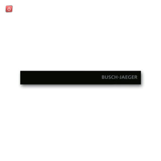 B&J2CKA006310A0150 / Standardabschlussleiste unten mit Schriftzug Busch-priOn® / EAN 4011395131350