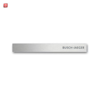 B&J2CKA006310A0158 / Abschlussleiste unten mit Temperaturfühler und Schriftzug Busch-priOn® / EAN 4011395131459