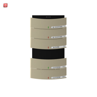 B&J2CKA006320A0039 / Bedienelement 5/10-fach, mit Infrarotschnittstelle Busch-triton® / EAN 4011395139196