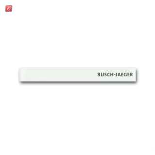 B&J2CKA006310A0179 / Standardabschlussleiste unten mit Schriftzug Busch-priOn® / EAN 4011395156865