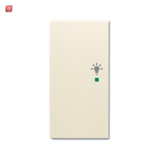 B&J2CKA006220A0402 / Wippe 2-fach links, mit Symbol "Licht" / EAN 4011395202470