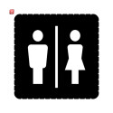 B&J2CKA001714A0315 / Piktogramm WC Damen/Herren / EAN...