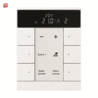 B&J2CKA006330A0003 / Raumtemperaturregler mit Bedienfunktion 6-fach Busch-Tenton® / EAN 4011395255094
