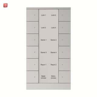B&J2CKA006330A0077 / Bedienelement 12-fach Busch-Tenton® / EAN 4011395299128