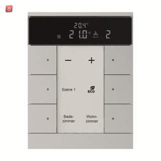B&J2CKA006330A0041 / Raumtemperaturregler mit Bedienfunktion 6-fach Busch-Tenton® / EAN 4011395298756