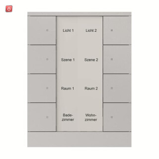 B&J2CKA006330A0071 / Bedienelement 8-fach Busch-Tenton® / EAN 4011395299050
