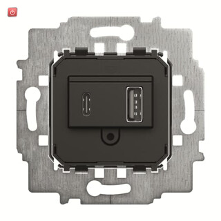 B&J2CKA006400A0398 / 6475 U Netzteil-Einsatz, USB A+C / EAN 4011395303450