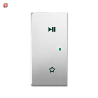 B&J2CKA006220A0747 / Wippe 2-fach links, mit Symbol "Play/Pause" / EAN 4011395257418