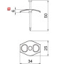 BET2222841 / Nagel-Fix 3,5x50mm, PP, transparent / EAN 4012195705734