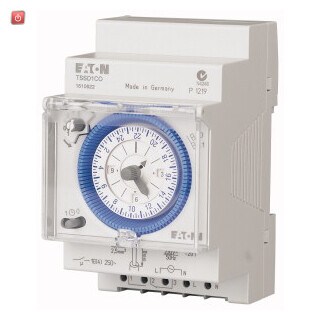 EATON / 167391 / Analoge Zeitschaltuhr, Synchron, Tag, 1 Kanal TSSD1CO / EAN4015081638895