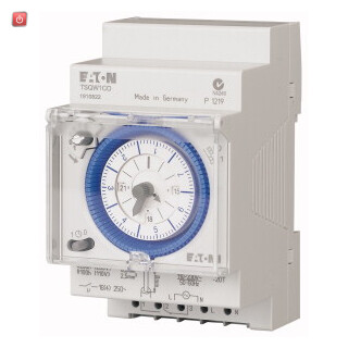 EATON / 167392 / Analoge Zeitschaltuhr, Quarz, Woche, 1 Kanal TSQW1CO / EAN4015081638901