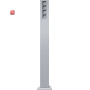 GIR135426 / E-Säule 4x Leereinheit 1400 mm Gira Energiesäule F Alu / EAN 4010337354260