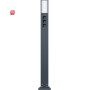 GIR135328 / E-Säule Licht + 3x Leereinheit 1600 mm Gira Energiesäule Anthrazit / EAN 4010337353287