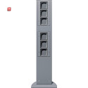GIR135126 / E-Säule 6x Leereinheit 769 mm Gira...