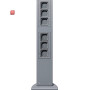 GIR135126 / E-Säule 6x Leereinheit 769 mm Gira Energiesäule F Alu / EAN 4010337351269