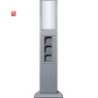 GIR134926 / E-Säule Licht + 3x Leereinheit 769 mm Gira Energiesäule F Alu / EAN 4010337349266